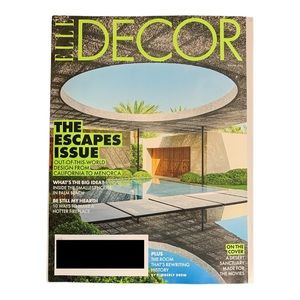 Elle Decor Magazine Winter 2022 The Escapes Issue Desert Sanctuary Palm Beach